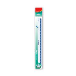 Vonalzó 30 cm, klasszikus Keyroad Vonalzó, szögmérő Keyroad