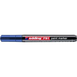 Lakkmarker 1-2mm, kerek Edding 791 kék Lakkmarker EDDING
