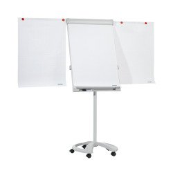 Flipchart tábla mobil 67x95cm, mágneses, 2 db segédkarral, 5 görgős Proline  FC81 Franken Flipchart tábla Franken