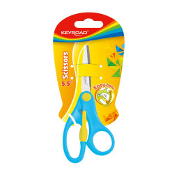 Olló 13 cm tompa fejű Keyroad For Kids vegyes színek Ollók, kések Keyroad
