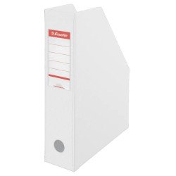 Iratpapucs 7cm, PVC/karton összehajtható Esselte Vivida fehér Iratpapucs Esselte