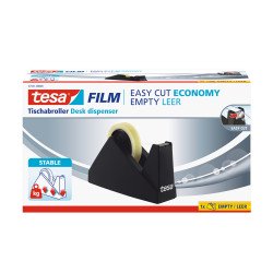 Ragasztószalag adagoló 25mmx66m, asztali Tesa Economy fekete Adagoló Tesa