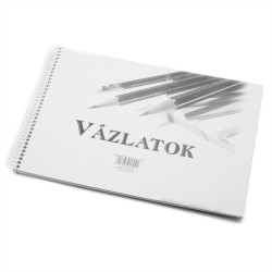 Vázlatfüzet FAMENTES B/5 32 lap 120gr. Bluering Vázlatfüzet, rajzfüzet Bluering