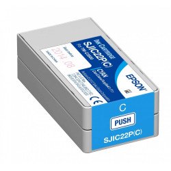 Epson SJIC22P tintapatron cyan ORIGINAL Tintapatron original Epson