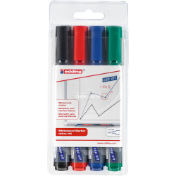 Táblamarker készlet, 1,5-3mm, kerek Edding 360, 4 klf. szín Táblamarker EDDING
