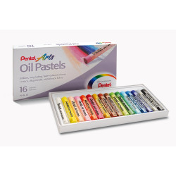 Kréta olajpasztell készlet, PHN-16U Pentel, 16 klf. szín Kréta PENTEL