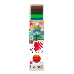 Gyurmakészlet, 200g. Süni Ico 10 klf. szín Gyurma és kelléke Ico