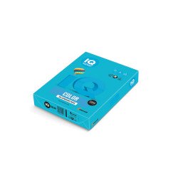 Másolópapír, színes, A4, 160g. IQ 250ív/csomag, vízkék Másolópapír színes IQ