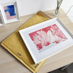 Légpárnás tasak 20/K szilikon külső méret 370x480mm, belső méret 350x470mm, Bluering® barna Légpárnás tasak Bluering