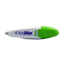 Hibajavító roller 6mx5mm, Edigs iClick, nyomógombos cserélhető betétes, bliszteres Hibajavító roller Edigs