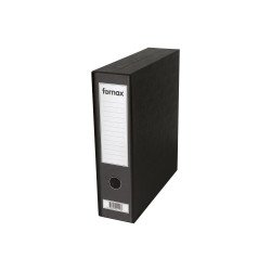 Tokos iratrendező A4, 8cm, Fornax Prestige fekete Tokos iratrendező Fornax