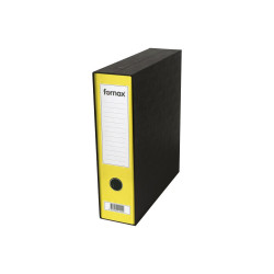 Tokos iratrendező A4, 8cm, Fornax Prestige sárga Tokos iratrendező Fornax
