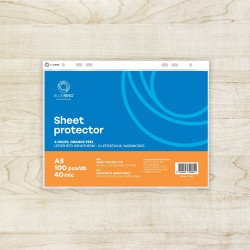 Genotherm lefűzhető, A5, 40 micron narancsos Bluering® 100 db/csomag, Lefűzhető genotherm Bluering