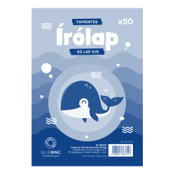 Írólap A5, 20-50 famentes 50lap Bluering® Írólap, rajzlap Bluering