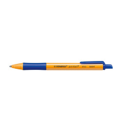 Golyóstoll nyomógombos 0,5mm, Stabilo pointball 6030/41, írásszín kék Golyóstoll Stabilo