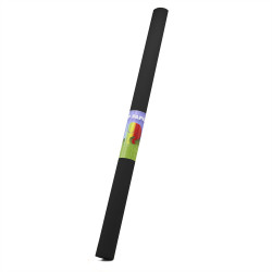 Krepp-papír 50x200cm, 30 fekete Karton, krepp papír Egyéb