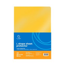 Genotherm `L` A4, 80 micron sárga 25 db/csomag, Bluering®, L genotherm Bluering