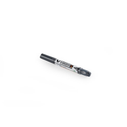Táblamarker 0,8mm, kerek hegyű, utántölthető ultra fine V-Board Pilot fekete Táblamarker Pilot