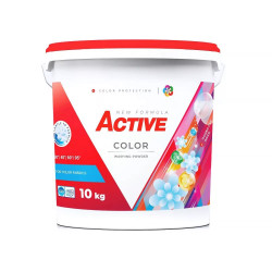 Mosópor 10 kg (130 mosás) vödrös színes ruhákhoz Active Color Mosóporok Egyéb