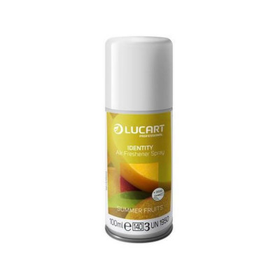 Légfrissítő spray utántöltő 100 ml  Air Freshener - Summer Fruits Lucart_892367 sárga
