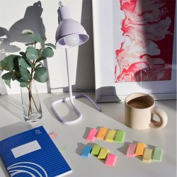 Jelölőcímke 20x50mm, 4x40lap, papír, vegyes neon színek Bluering® Jelölőcímke Bluering