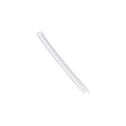 Fém spirál 3:1, 8mm, 36-50lap, Fellowes® 100 db/doboz, ezüst Kötészeti kellék Fellowes