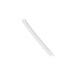 Fém spirál 3:1, 8mm, 36-50lap, Fellowes® 100 db/doboz, ezüst Kötészeti kellék Fellowes