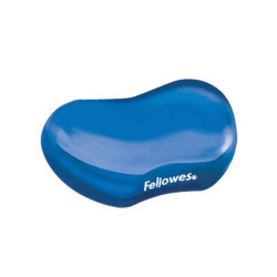 Csuklótámasz, mini, géltöltésű, Fellowes® Crystal Gel, kék Kéz és csuklótámasz Fellowes