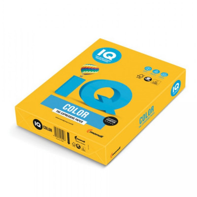 Másolópapír, színes, A4, 80g. IQ SY40 500ív/csomag, intenzív napsárga Másolópapír, színes, A4, 80g. IQ SY40 500ív/csomag, intenzív napsárga