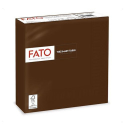 Szalvéta 2 rétegű 33 x 33 cm 50 lap/cs Fato Smart Table csokoládé_82622400 Szalvéták Fato