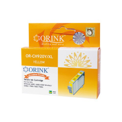 Utángyártott Hp 920XL/CD974A tintapatron yellow ORINK Tintapatron kompatibilis Orink