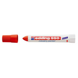 Alkoholos jelölő marker 10mm, kúpos Edding 950 piros Permanent marker EDDING
