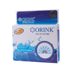 Epson T0712/T0892 tintapatron cyan ORINK Tintapatron kompatibilis Orink
