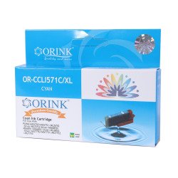 Canon CLI571XL tintapatron cyan ORINK Tintapatron kompatibilis Orink