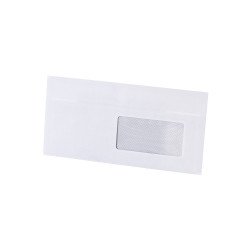 Boríték LA4 öntapadó bélésnyomott jobb ablak 45x90mm 110x220mm J28A20 Bluering® fehér Boríték Bluering