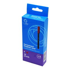 Rostirón, tűfilc alkoholos 0,5mm, OHP Bluering® F piros Tűfilc Bluering