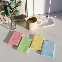 Jegyzettömb öntapadó, 76x127mm, 80lap, Bluering® , sárga Öntapadó jegyzettömb Bluering