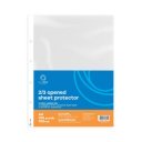 Genotherm lefűzhető, A4, 100 micron narancsos belül 2/3 részben nyitott 4 lyukú Bluering® 100 db/csomag,