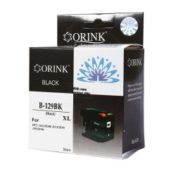 Brother LC129XL tintapatron black ORINK Tintapatron kompatibilis Orink