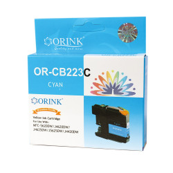 Brother LC223XL tintapatron cyan ORINK Tintapatron kompatibilis Orink