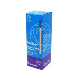 Rostirón, tűfilc vízbázisú, 0,5mm, hatszögletű test, Bluering® kék Tűfilc Bluering