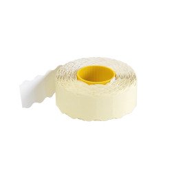 Árazószalag 22x12mm, stancolt 10 tekercs/csomag, Bluering® fehér Árazószalag Bluering