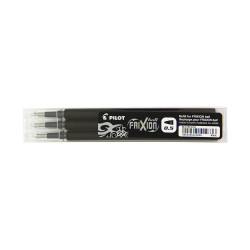 Rollertoll betét golyóméret 0,5mm, 3 db/csom Pilot Frixion Ball, írásszín fekete Tollbetét Pilot