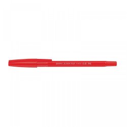 Golyóstoll 0,5mm, kupakos, H-8000 Zebra, írásszín piros Golyóstoll Zebra