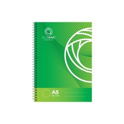 Spirálfüzet A5, 70lap Bluering® sima Spirálfüzet Bluering