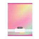 Füzet, A4, sima, 80-32, Monochrome és Gradient minták I., 12 db/csomag Nebulo