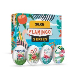 Radír, flamingó, 36 db/display, Silka Radír Silka