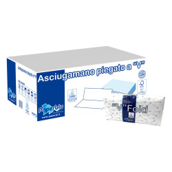 Kéztörlő 2 rétegű V hajtogatású 100 % cellulóz 210 lap/csomag 15 csomag/karton Paperdi_AV81621 fehér Papírtörlők Paperdi