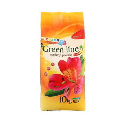Mosópor 10 kg zsákos színes ruhákhoz Green Line Mosópor 10 kg zsákos színes ruhákhoz Green Line