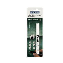 Lakkmarker 0,7mm, vékony metál hegy Centropen 9211 fehér Lakkmarker Centropen